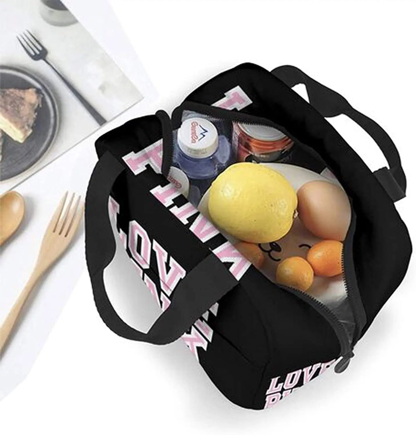 Love PINK Portable Insulated Lunch Bag