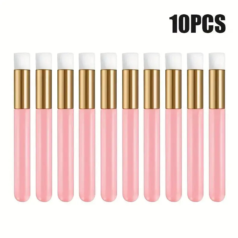 10/20/50 pcs Lash Shampoo Brushes, Blackhead Remover Brush Tool, Nose Pore Deep Cleaning Brush, Facial Cleaning Brushes