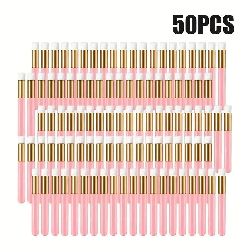 10/20/50 pcs Lash Shampoo Brushes, Blackhead Remover Brush Tool, Nose Pore Deep Cleaning Brush, Facial Cleaning Brushes