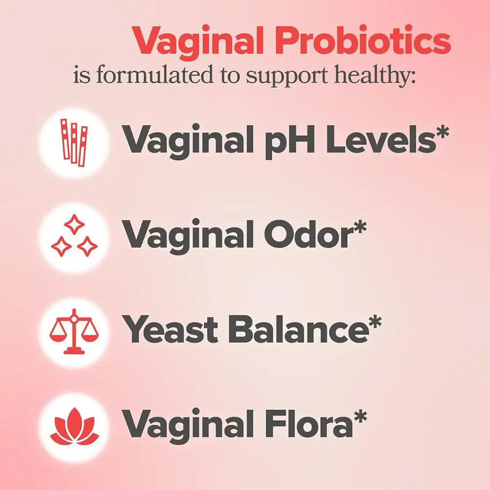 URO Women's Probiotic Capsules For Vaginal Health maintain