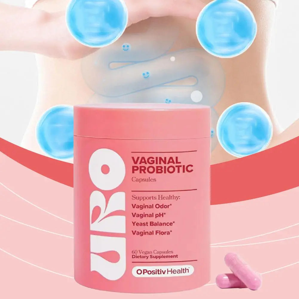 URO Women's Probiotic Capsules For Vaginal Health maintain