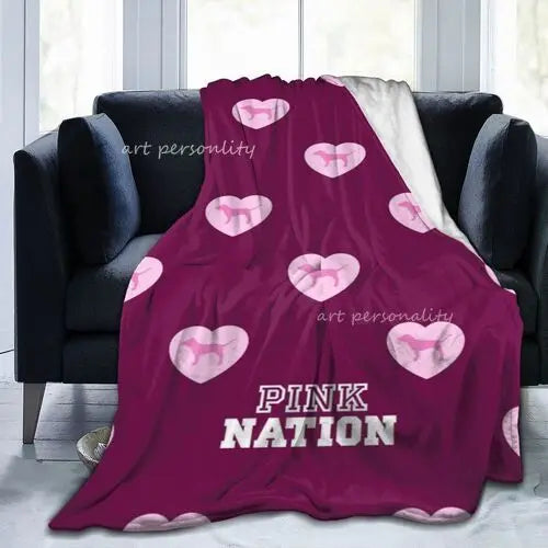 PINK Love Throw Blanket