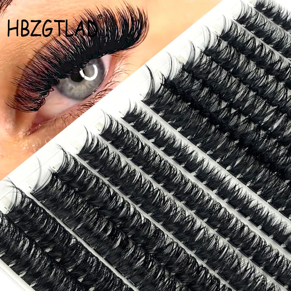 Soft Natural 3D Mink Lash Cluster 30D 40D 60D 80D