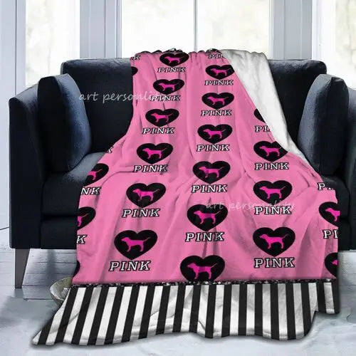 PINK Love Throw Blanket