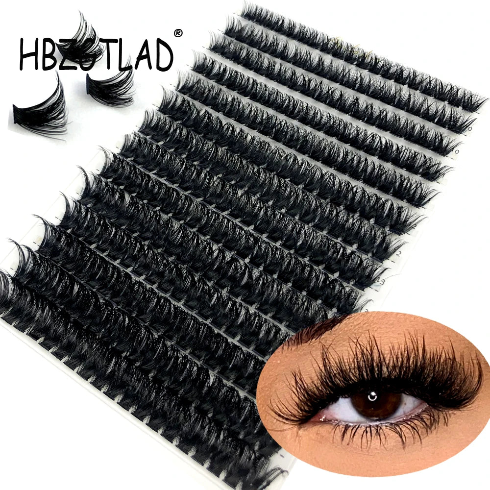 Soft Natural 3D Mink Lash Cluster 30D 40D 60D 80D