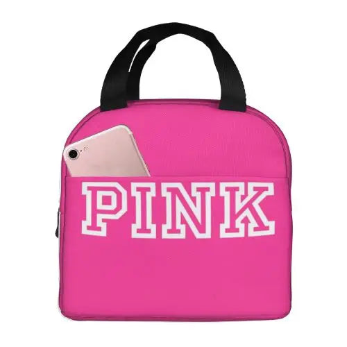 Love PINK Portable Insulated Lunch Bag