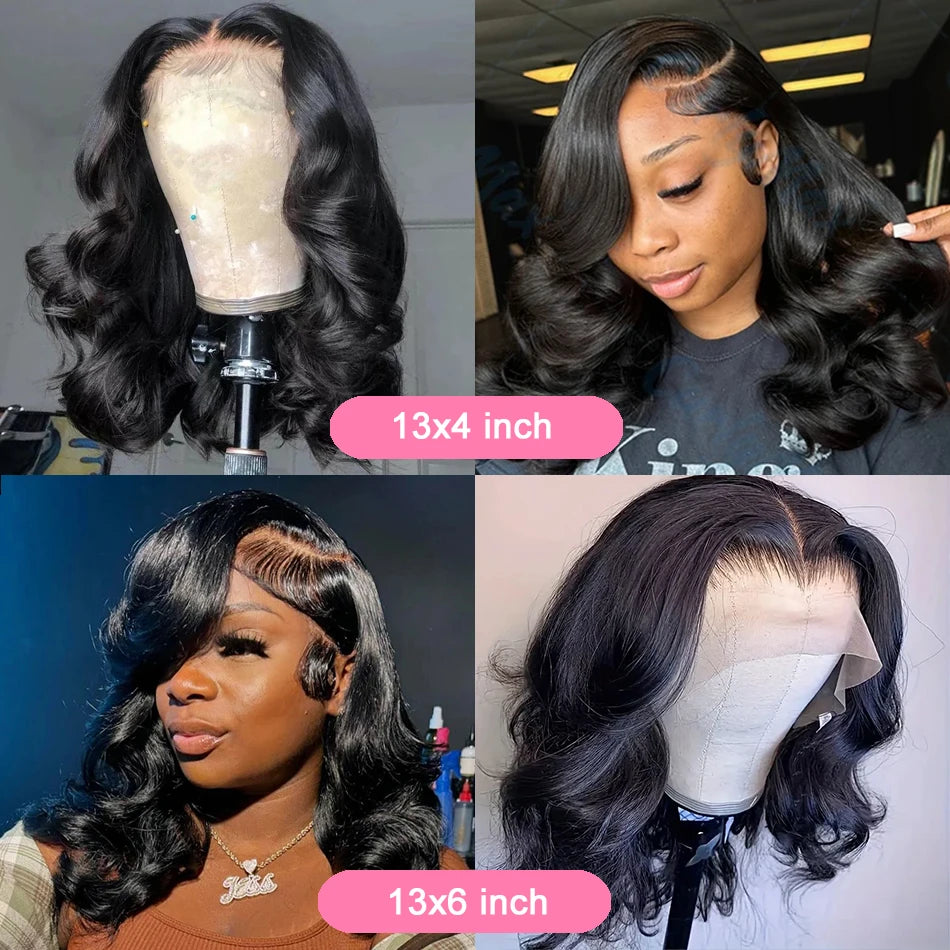 Brazilian Body wave bob wig