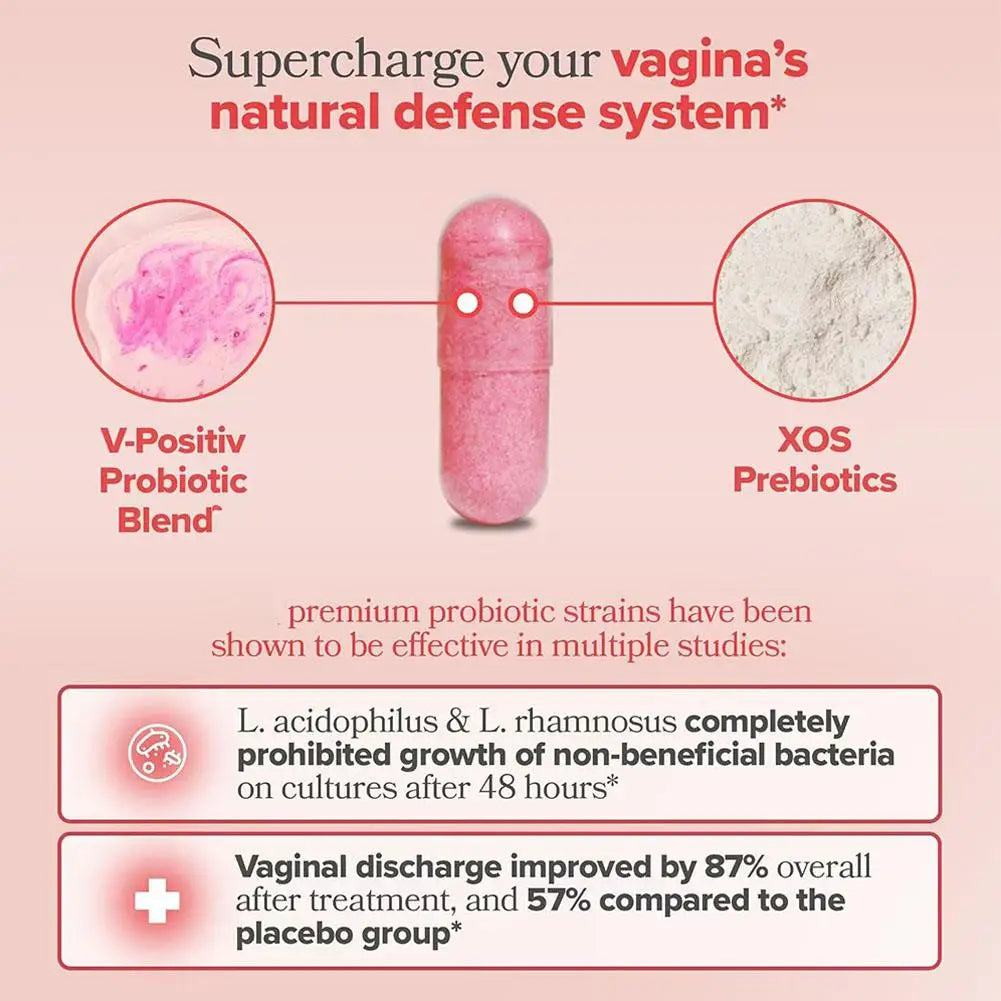 URO Women's Probiotic Capsules For Vaginal Health maintain