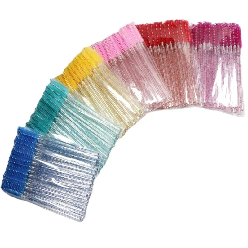 50pc Disposable Eyelash Brushes