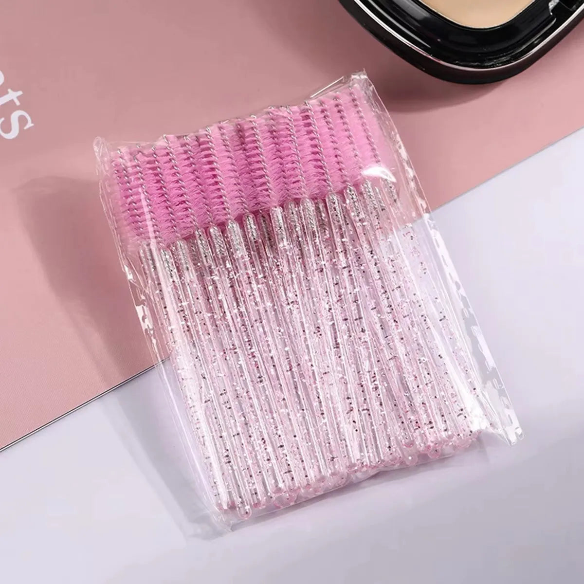 50pc Disposable Eyelash Brushes