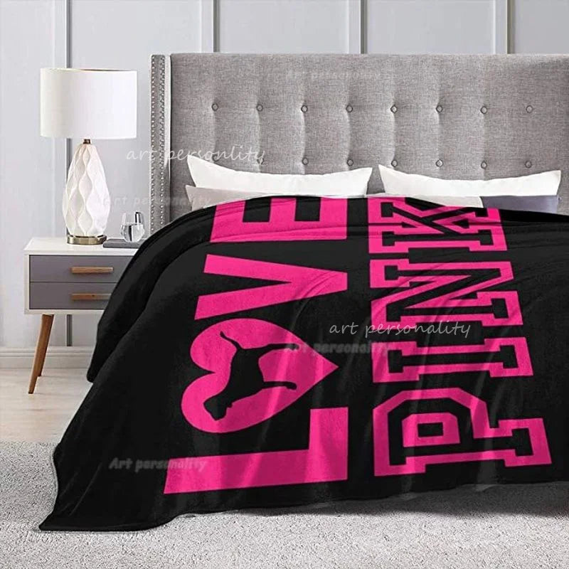 PINK Love Throw Blanket