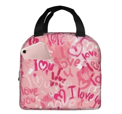 Love PINK Portable Insulated Lunch Bag