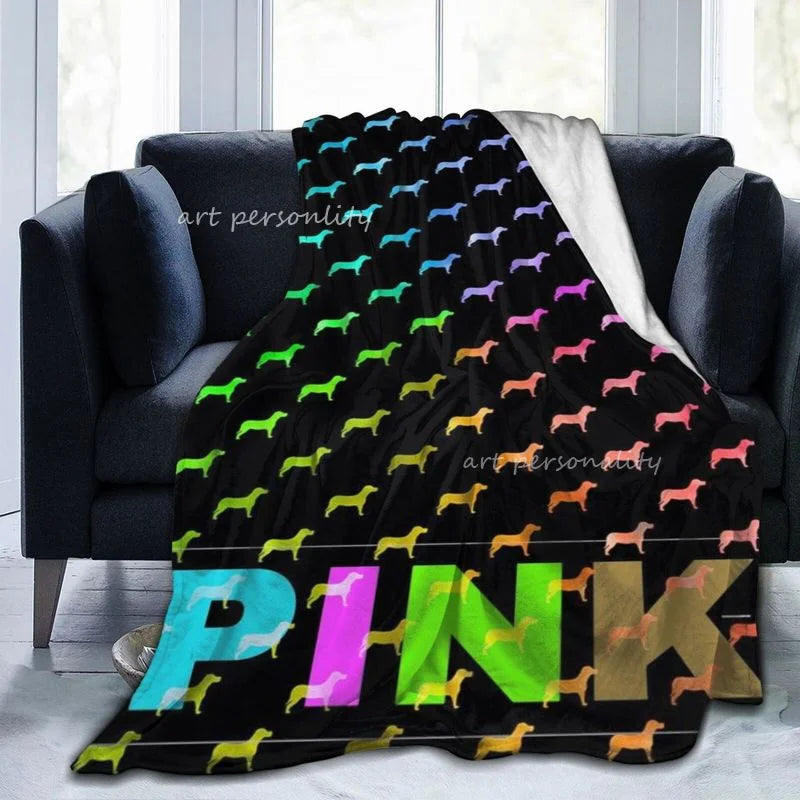 PINK Love Throw Blanket