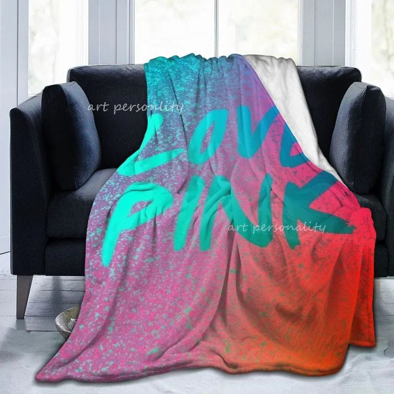 PINK Love Throw Blanket