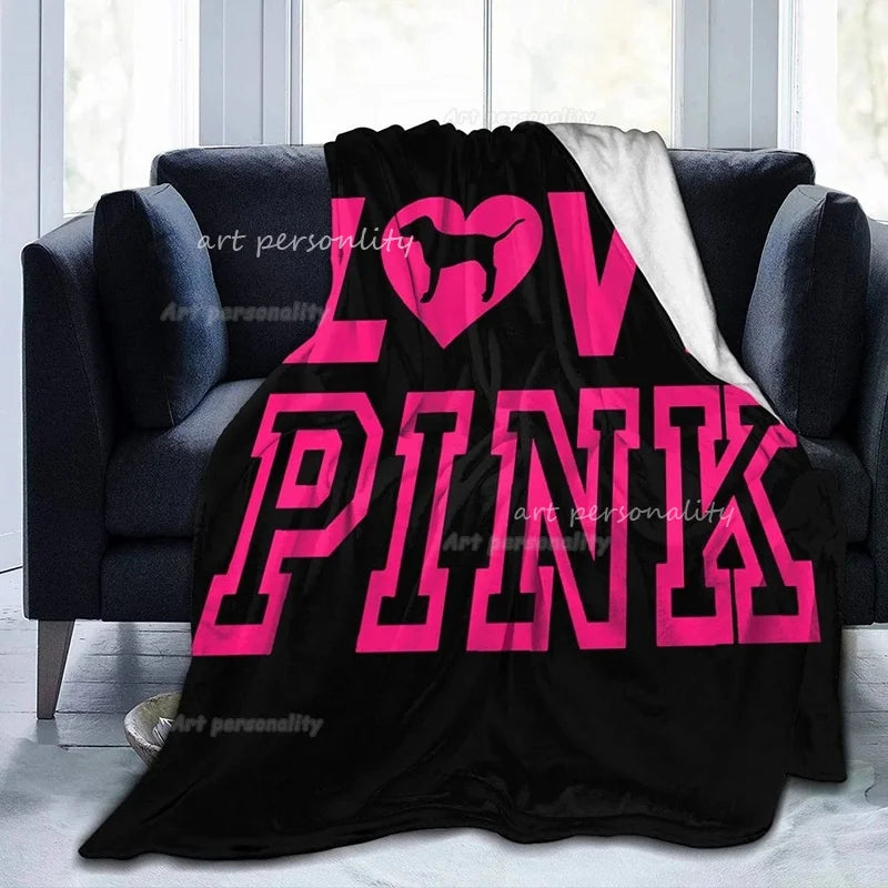 PINK Love Throw Blanket