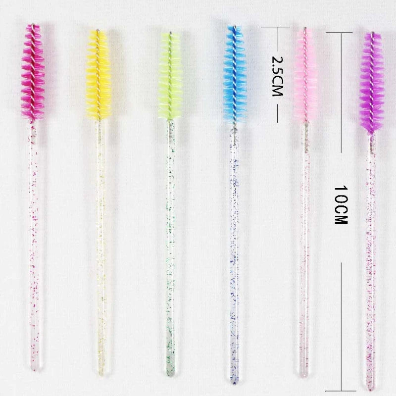 50pc Disposable Eyelash Brushes