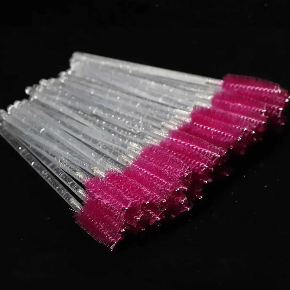 50pc Disposable Eyelash Brushes