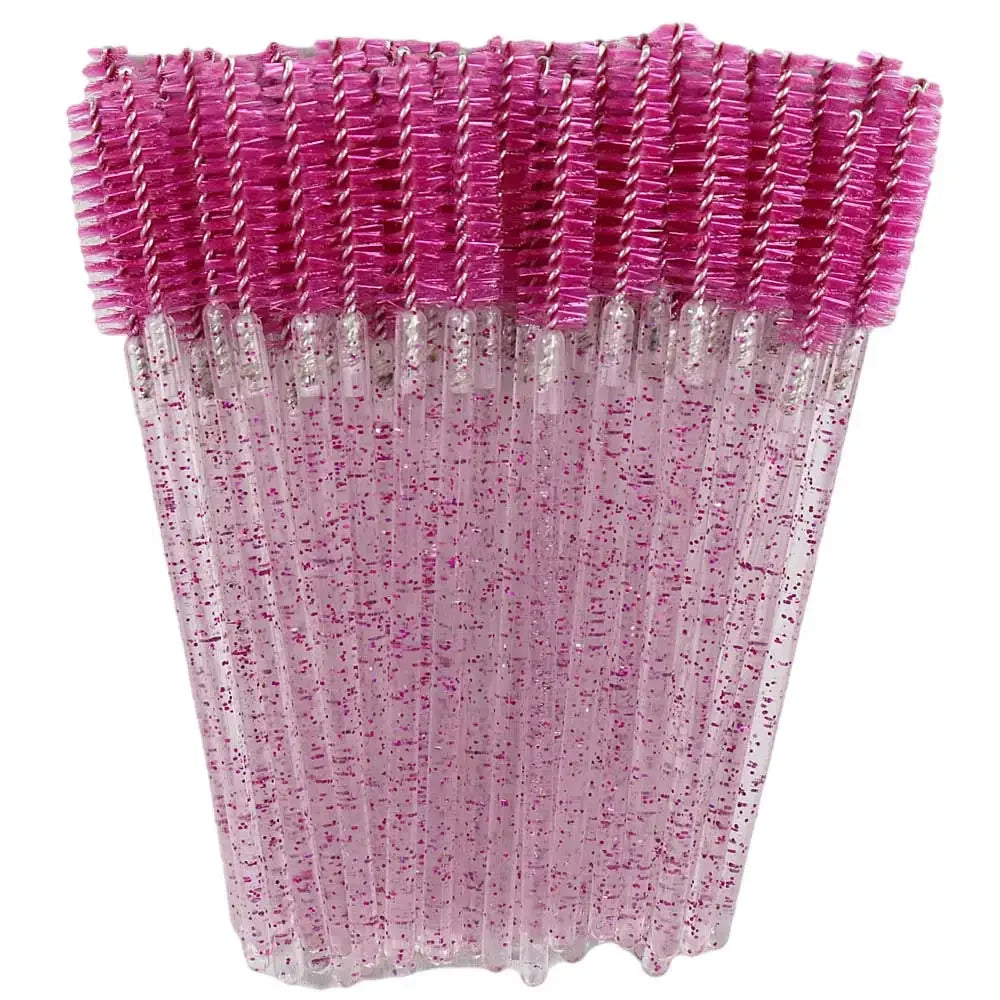 50pc Disposable Eyelash Brushes