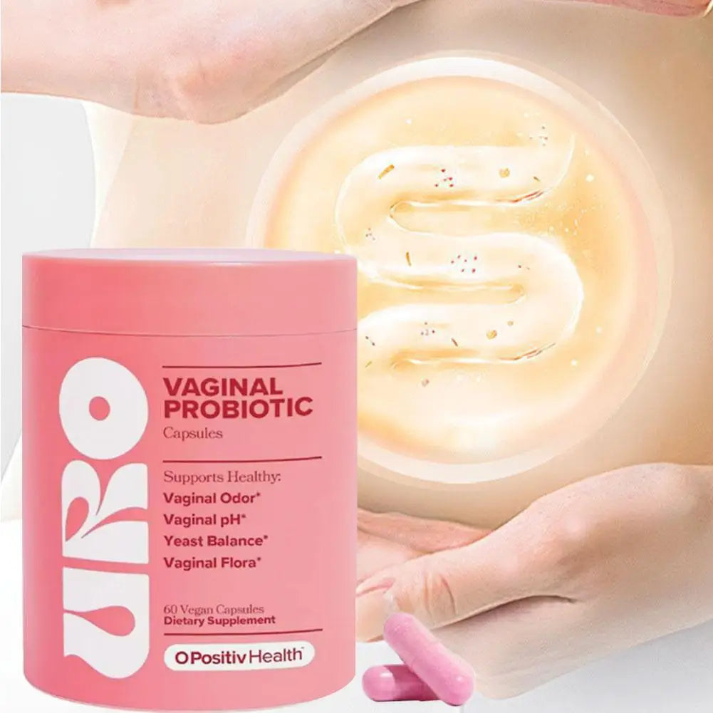 URO Women's Probiotic Capsules For Vaginal Health maintain